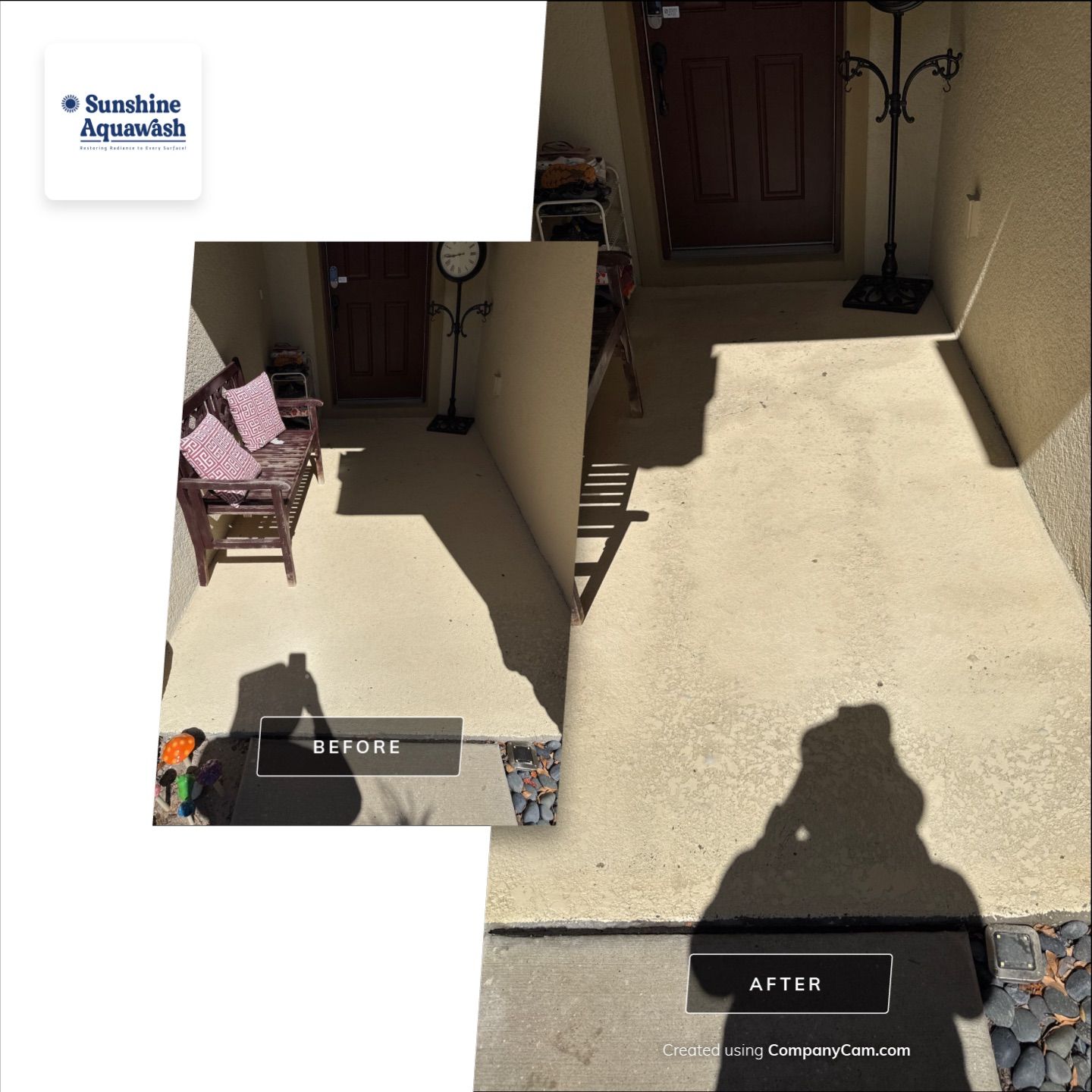 Concrete Driveway, Sidewalk, and Entryway Cleaning in Raven Crest, Bradenton, FL by Sunshine AquaWash