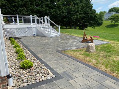 Backyard Transformation using Techo-Bloc Pavers