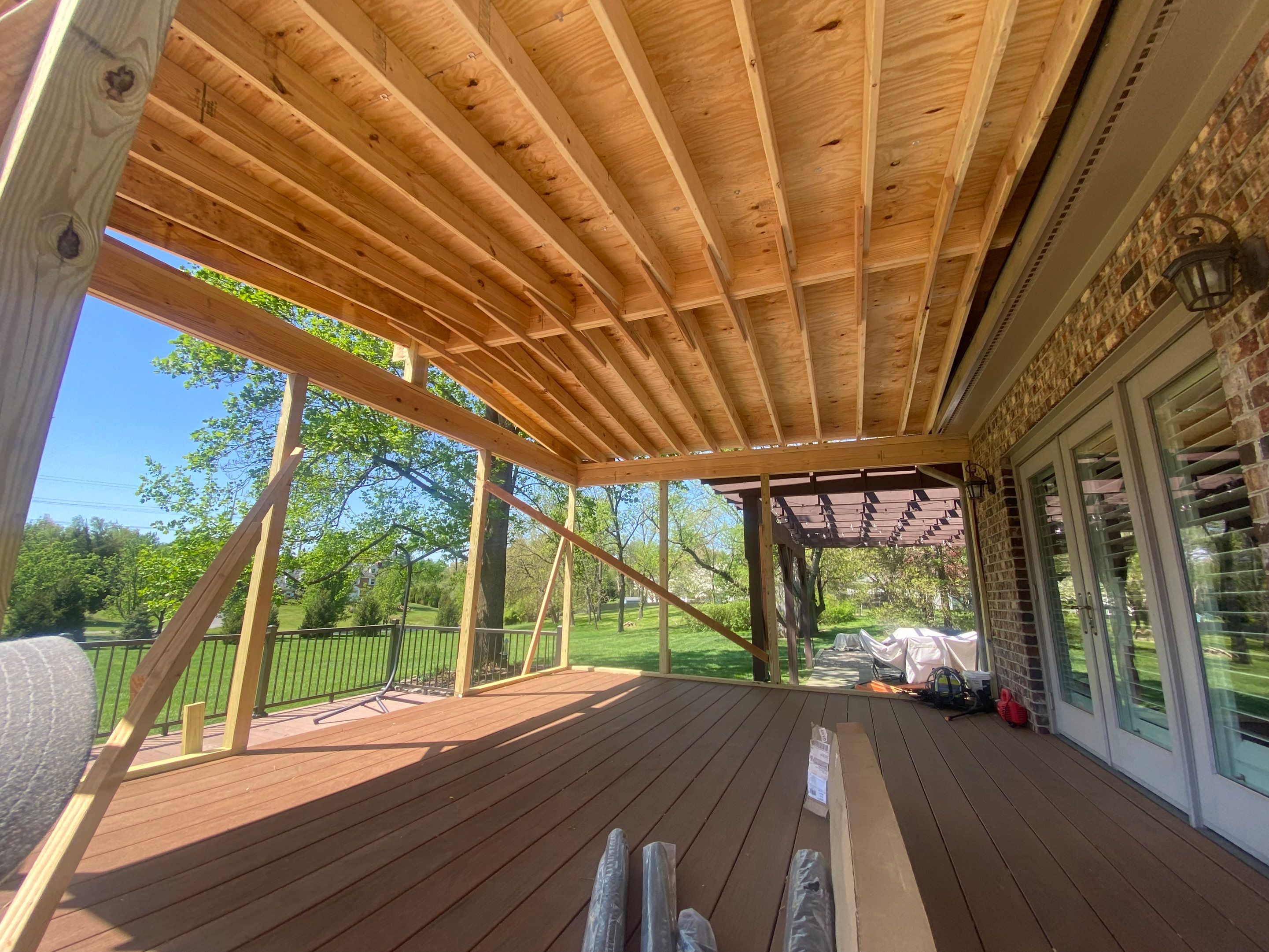 Deck/Screen porch Transformation using Timbertech by The Smet Companies, LLC