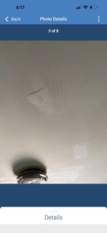 Townhome Ceiling Damage in Decatur, GA by PGP Surface Solutions, LLC
