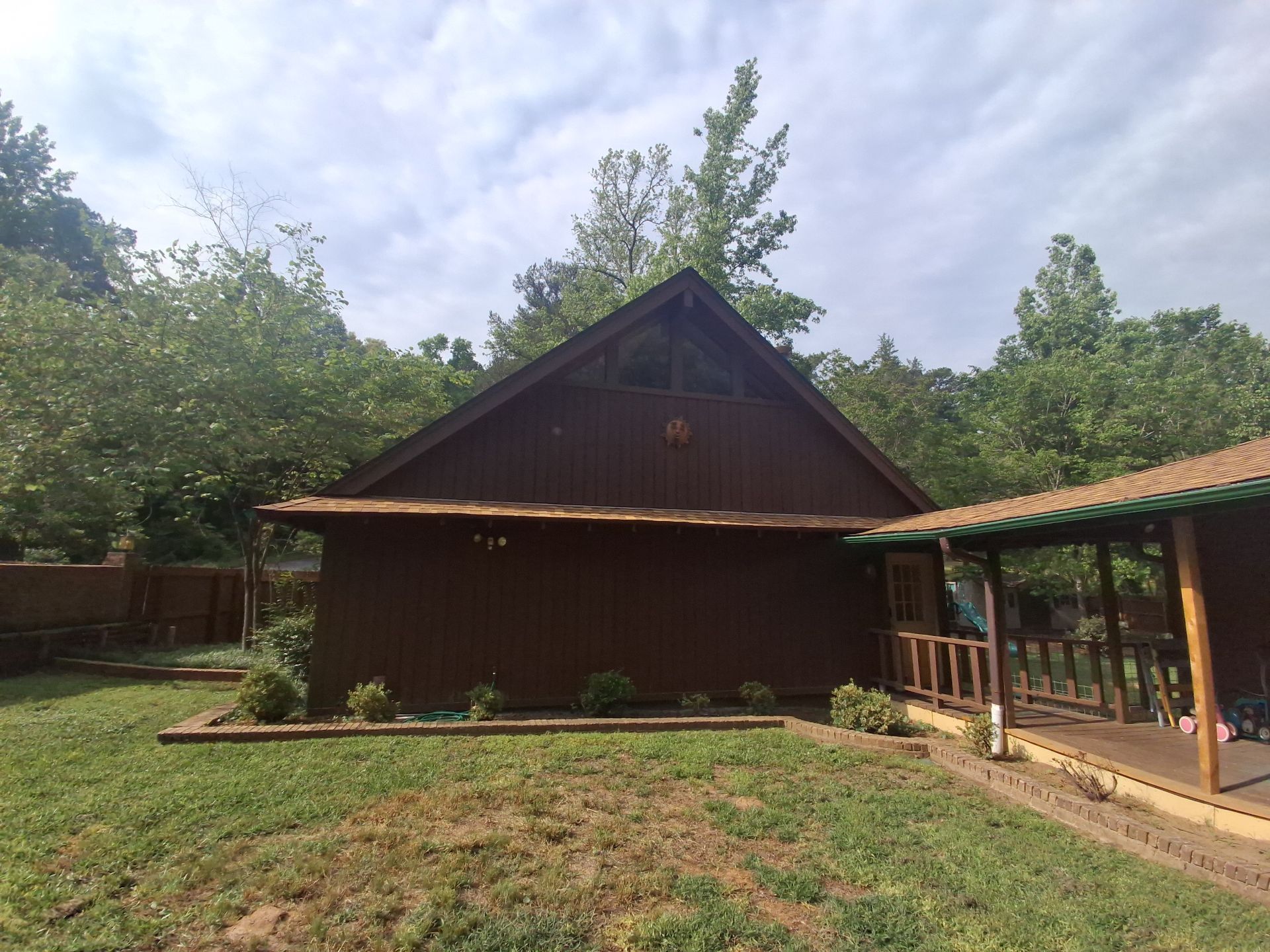 Careful Stain Work & Fresh Color on Unique Property Tyler, TX by Quality Coats Painting