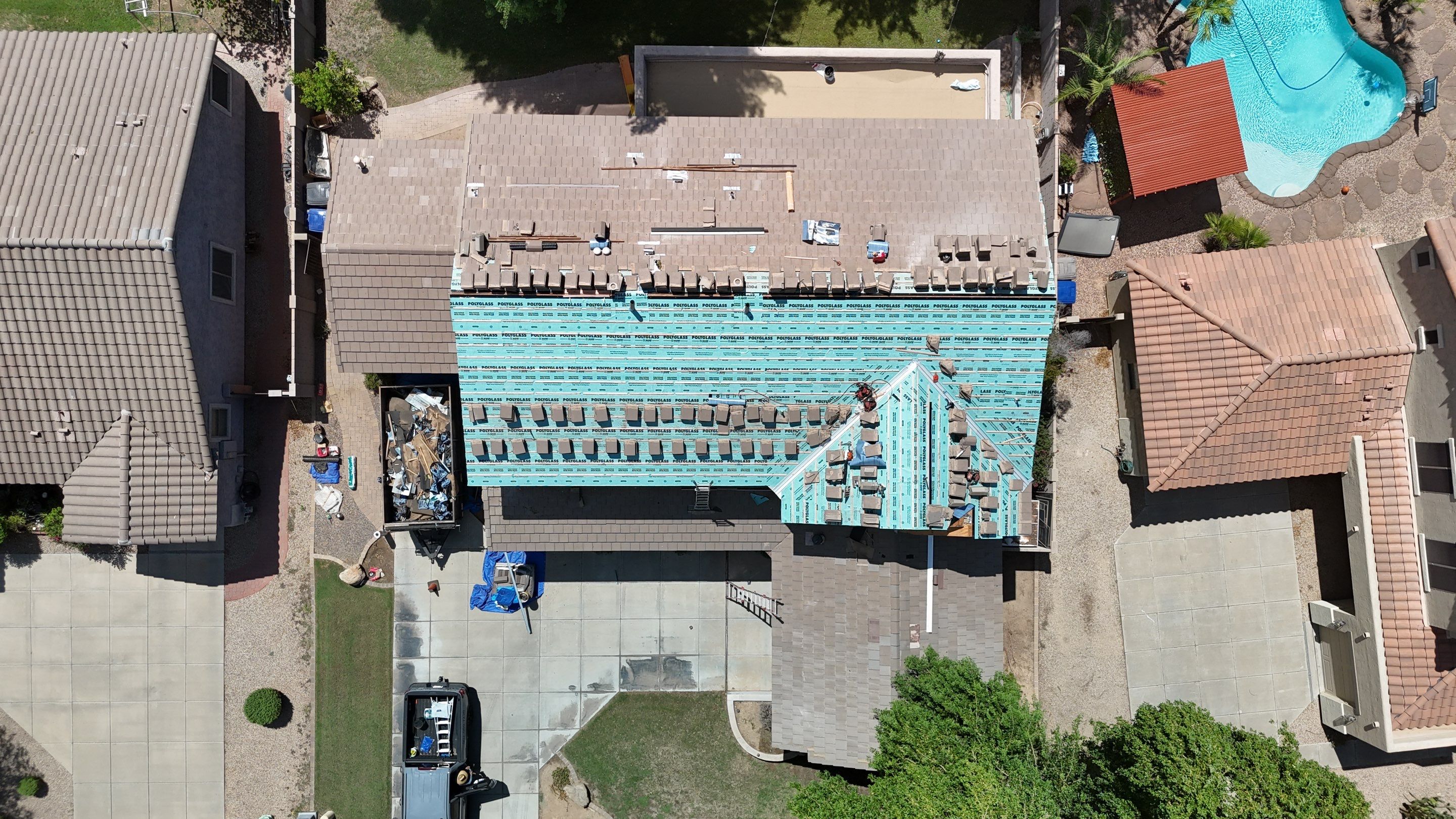 Project in Queen Creek, AZ by Saint Roofing