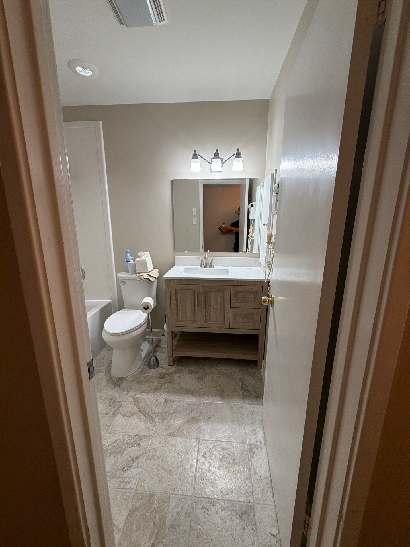 Bathroom remodel by King Cole Construction