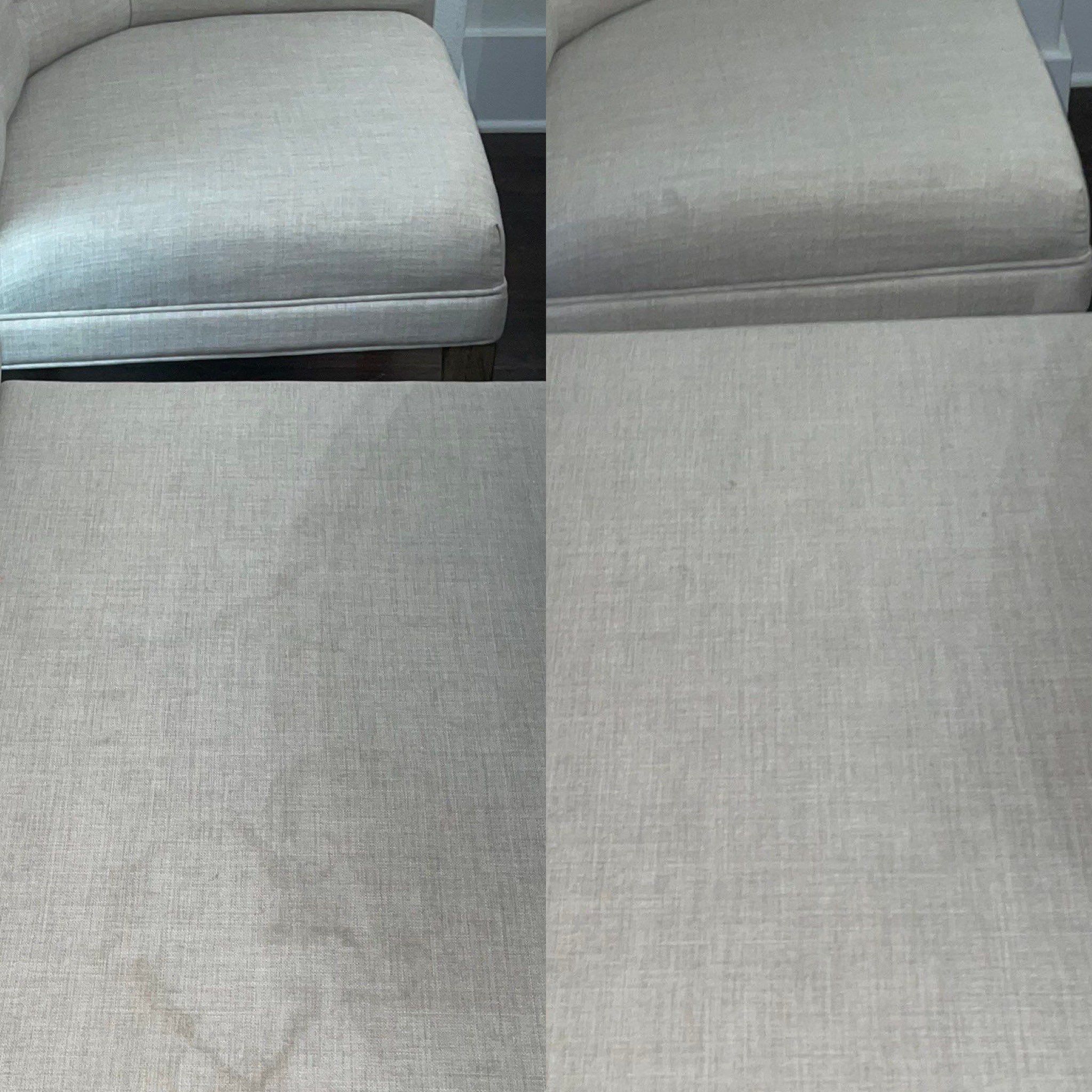 cleaning stains from upholstered furniture making it look refreshed and spotless