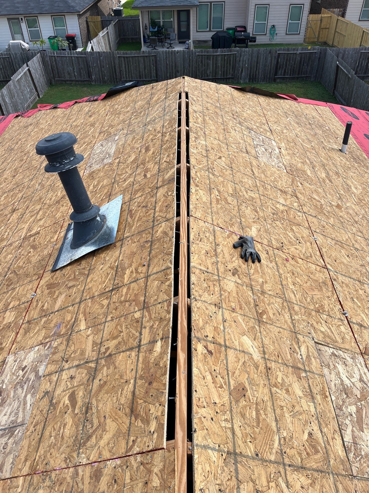 Reroof and Interior Work by Berry Good Roofing 
