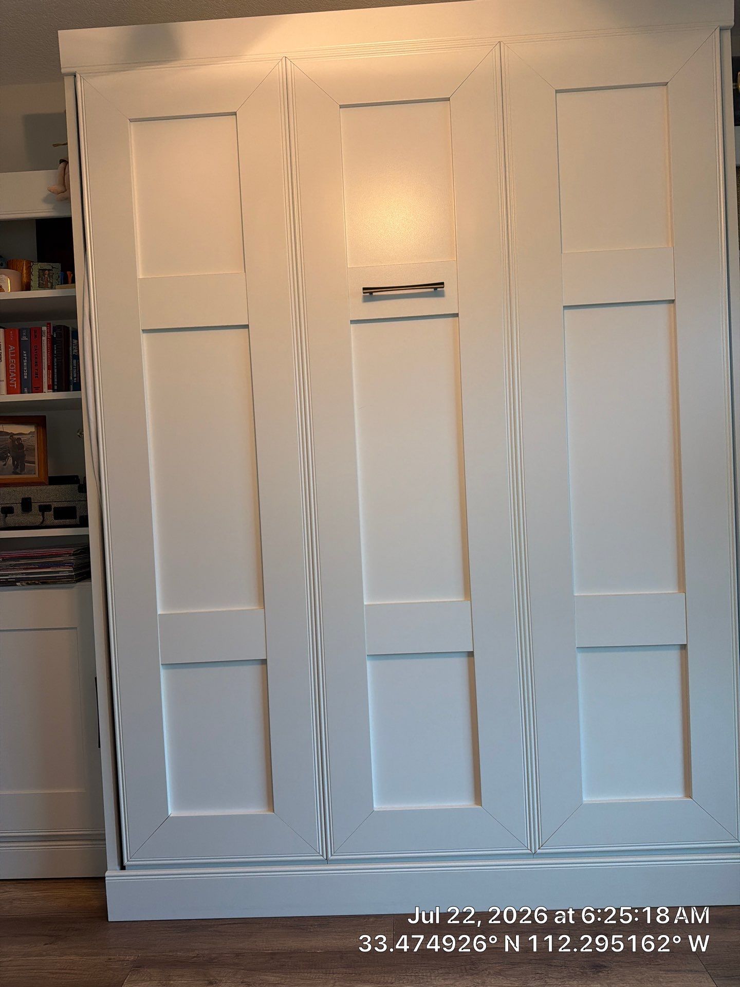 Home Office Setup and Murphy Bed Installation in Avondale by CompanyCam Sales Demo