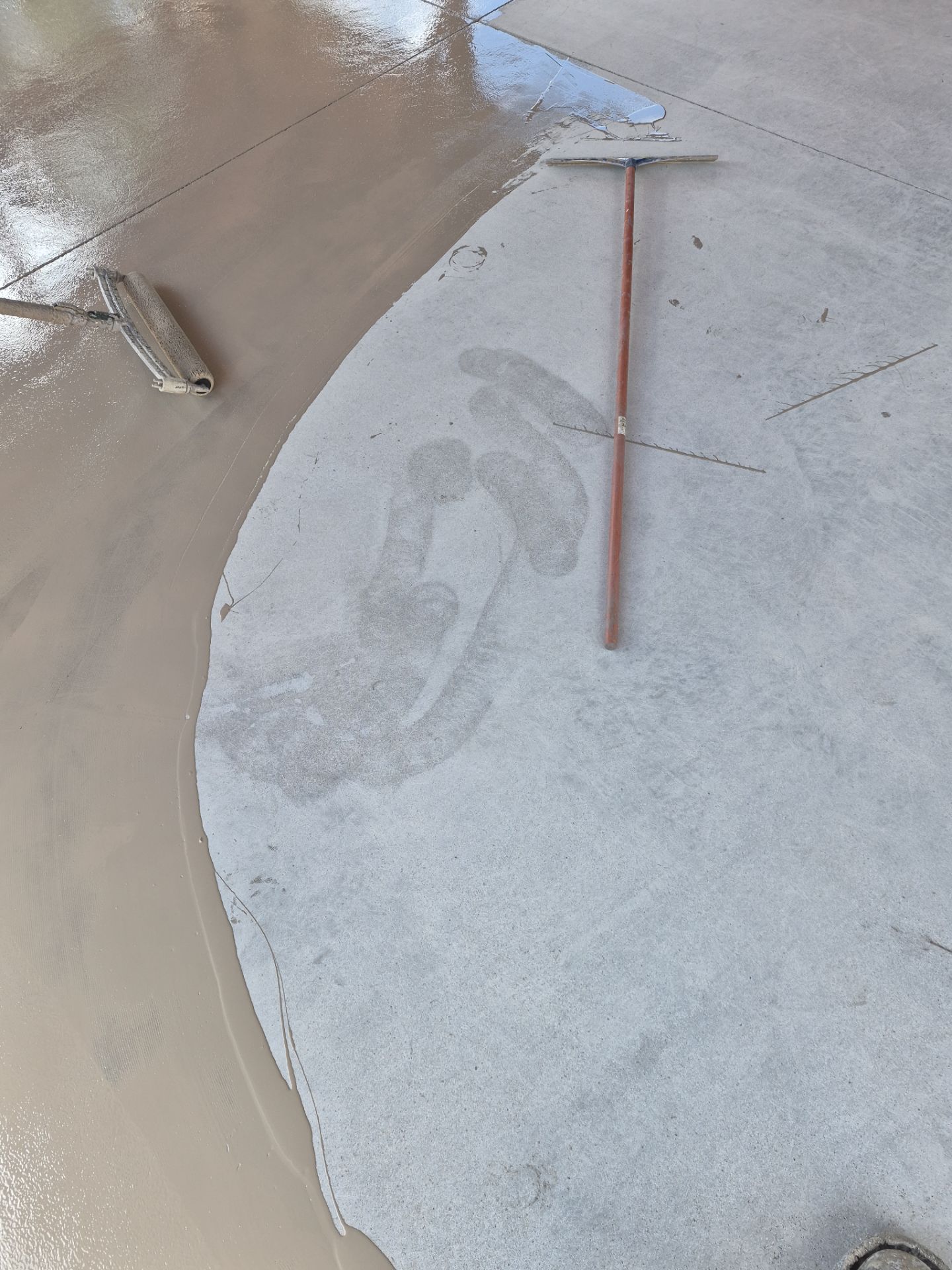 Custom Adobe Concrete Coating for Post Falls Covered Patio by Croc Coatings, LLC