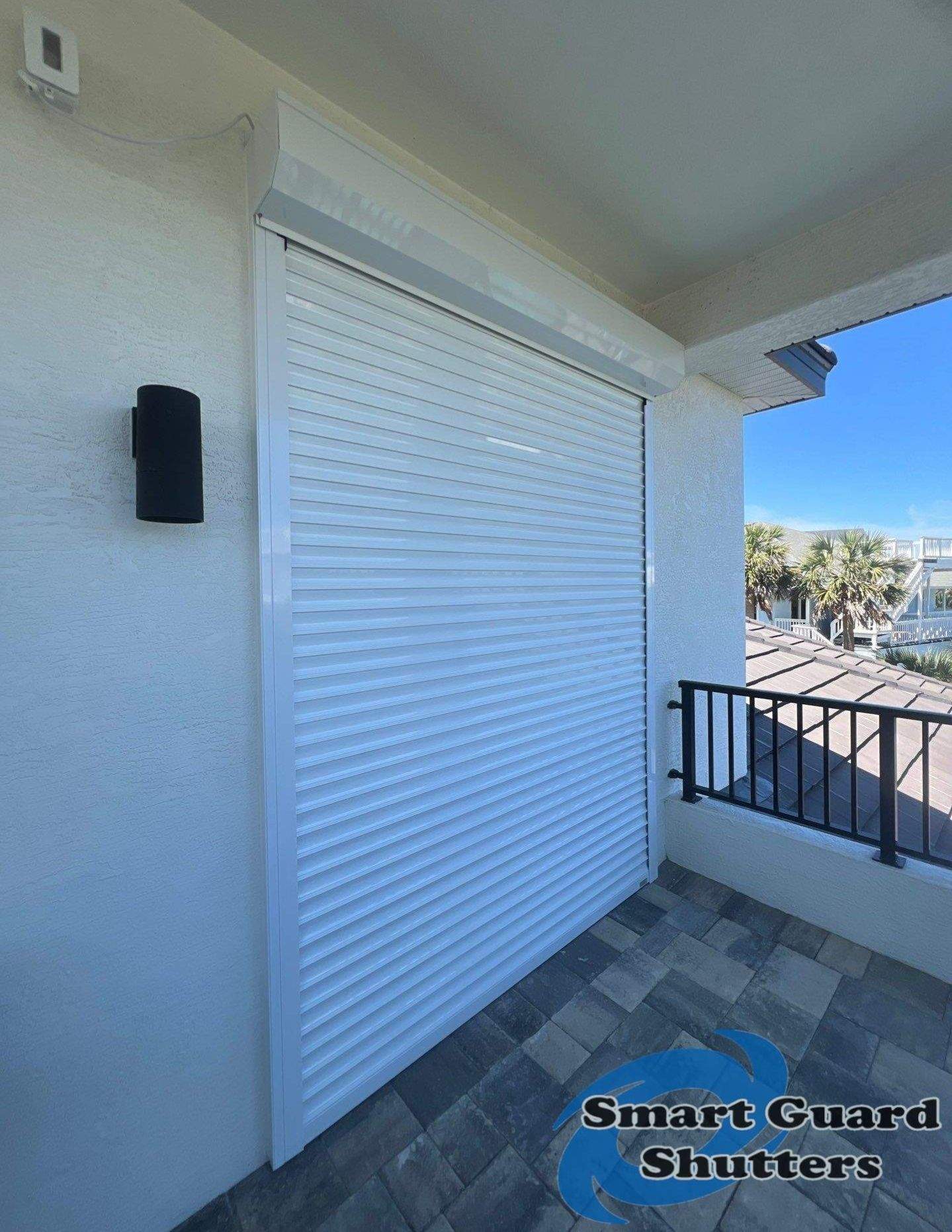 Rolling Shutter in White by Smart Guard Shutters