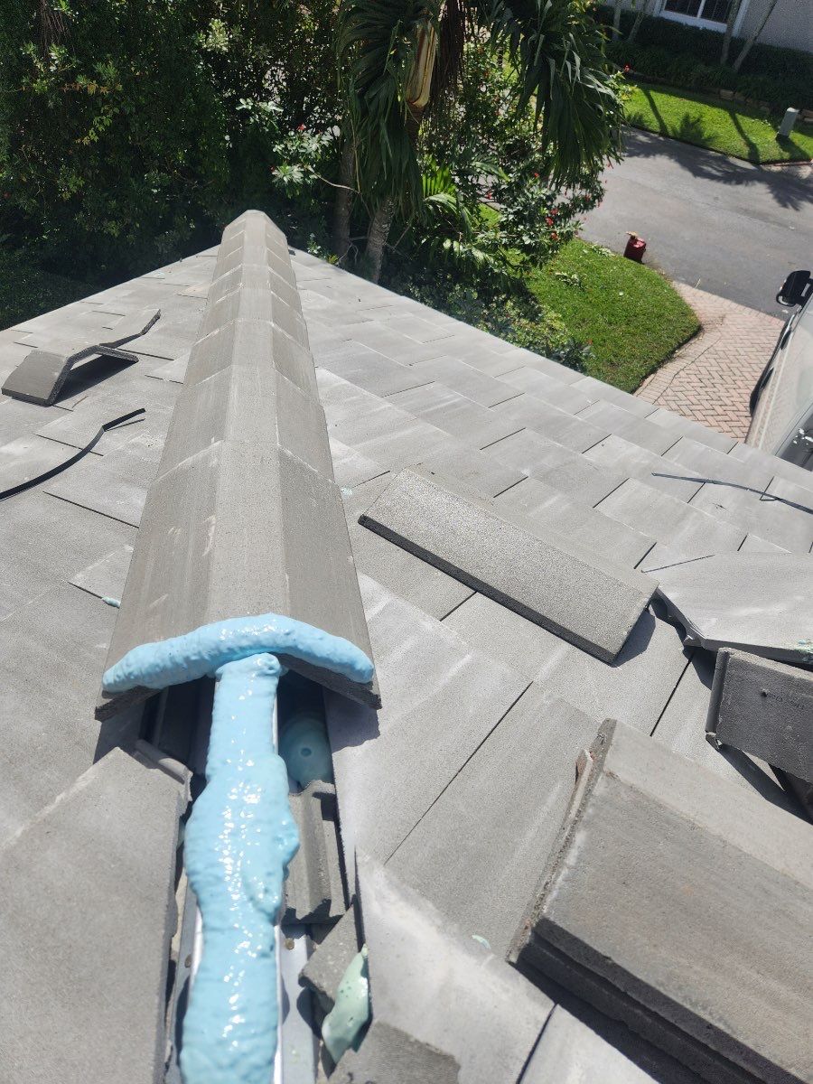 Residential Roofing Installation using Eagle Roofing Tile by BLUES BROTHERS ROOFING
