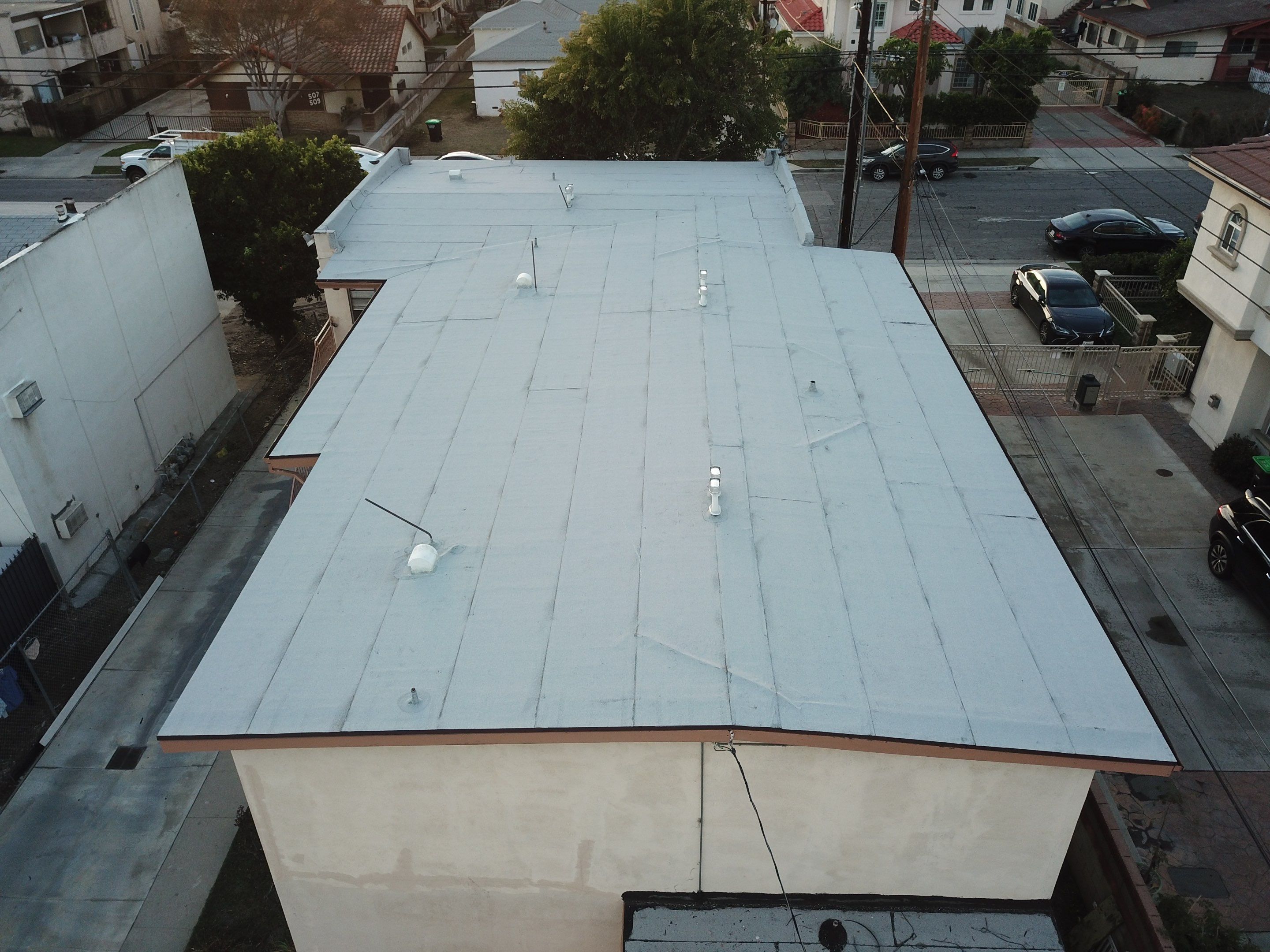 Commercial Roofing Installation using CertainTeed GTA Modified Bitumen System by Hull Brothers Roofing