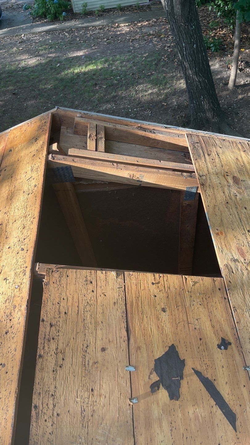 Roof replacement, gutters and interior repair by hail damage by Just Brilliant Restoration JBR