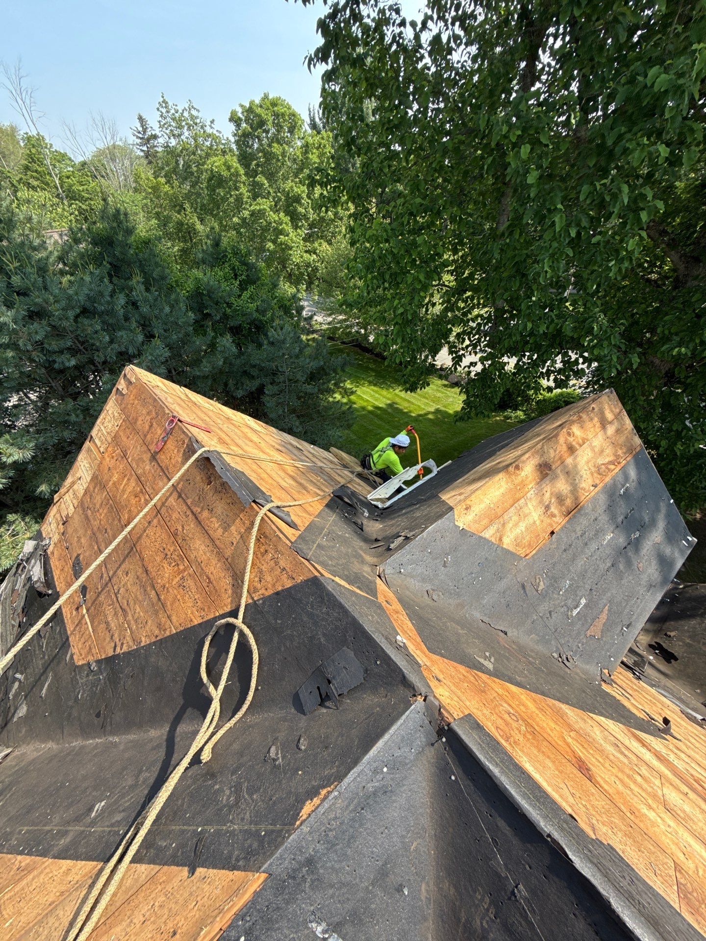 Full Roof Replacement & EPDM Restoration – North Andover, MA by Mighty Dog Roofing of Greater Middlesex County