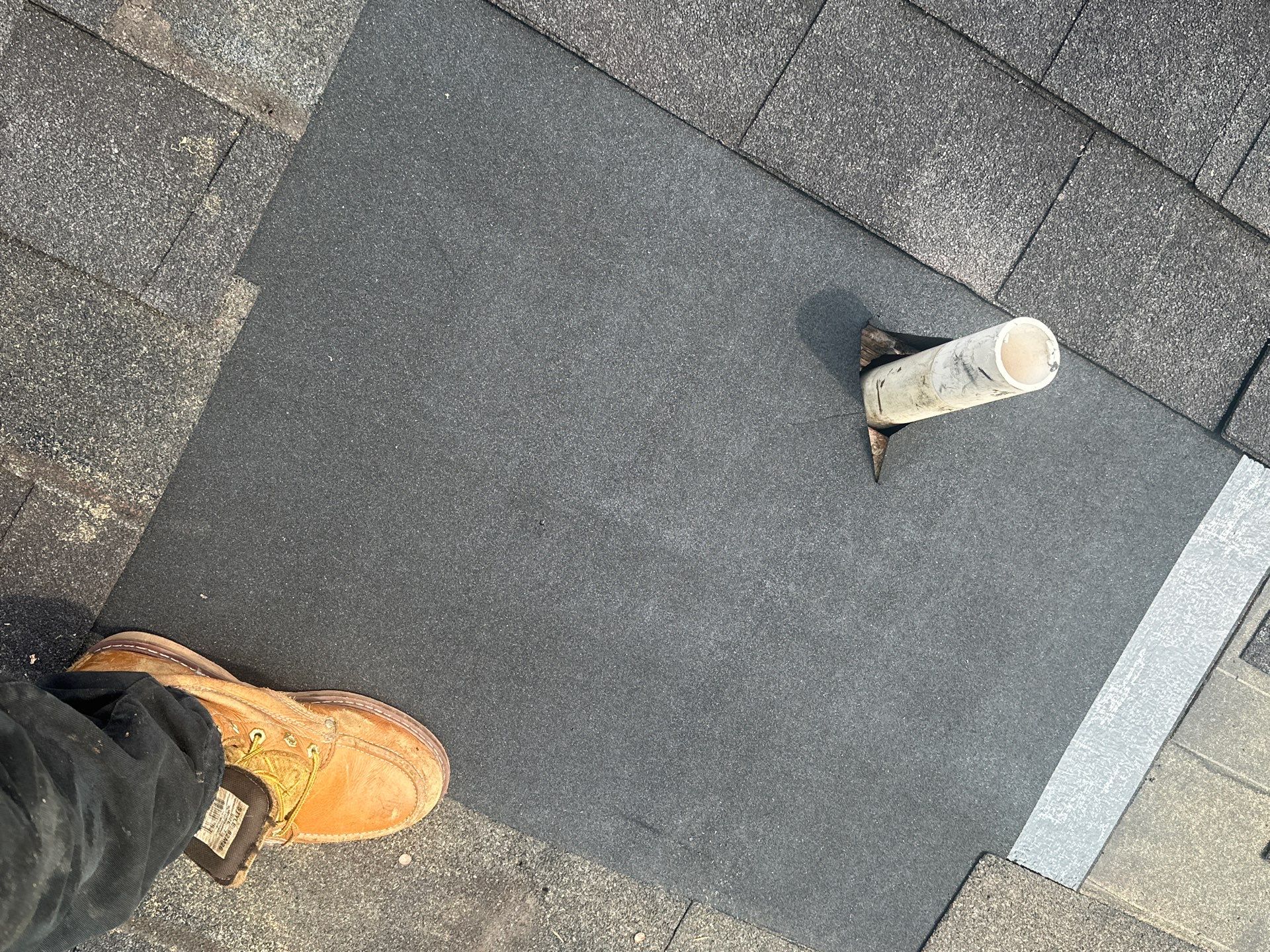 Hail Damage using Owen's Corning Duration (Lifetime) Shingles by Roof Repair Company