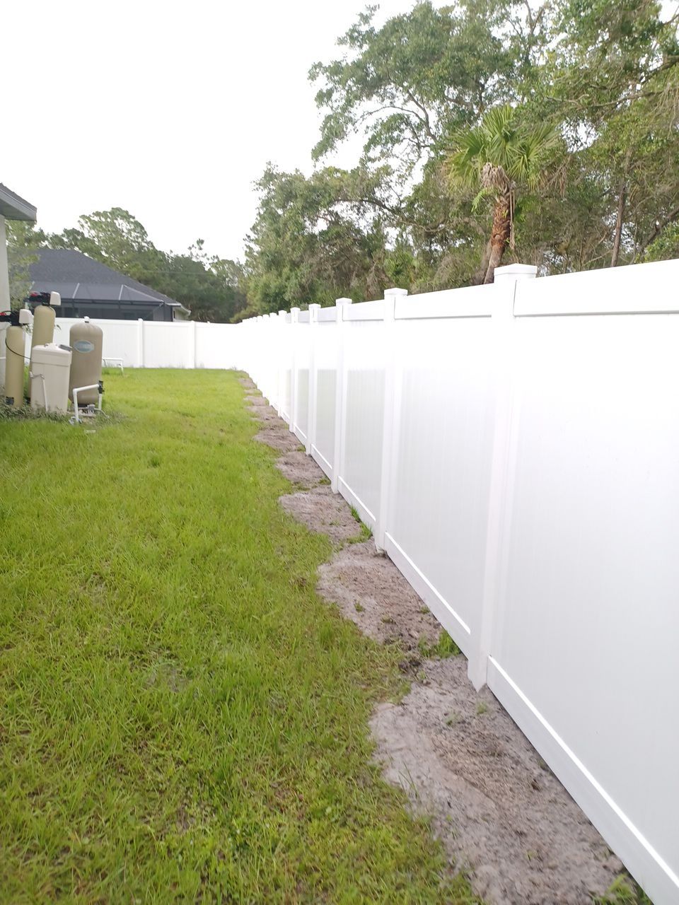North Port, FL 6ft. Tall White Vinyl Privacy Fence  by Asap fence and gates, LLC