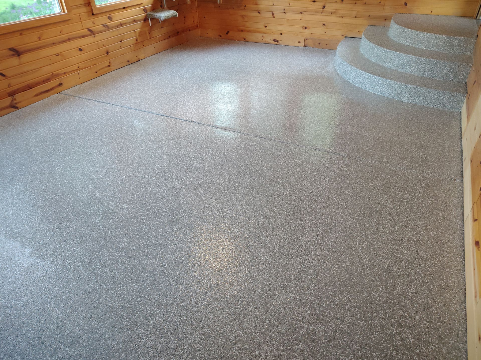 Oskaloosa, IA Beautiful Indoor Floor Coating by Revival Concrete Coatings