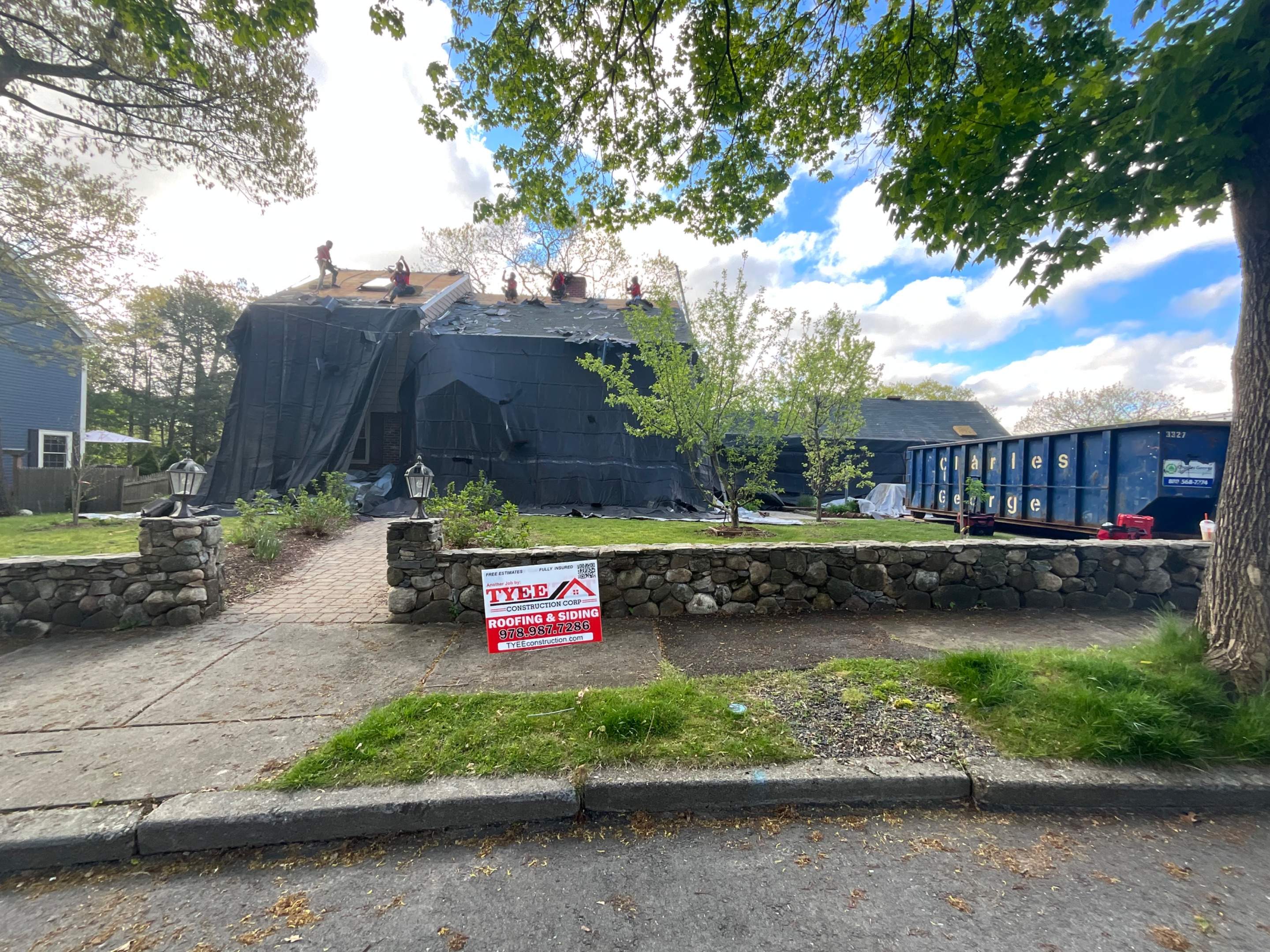 Tyee Roofing Installing  by Tyee Construction Corp