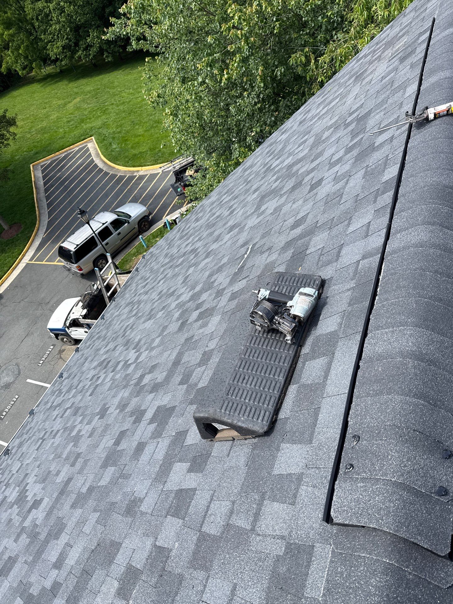 Reston Roof Replacement with CertainTeed Landmark PRO in Max Def Moire Black by RM Banning, Inc.