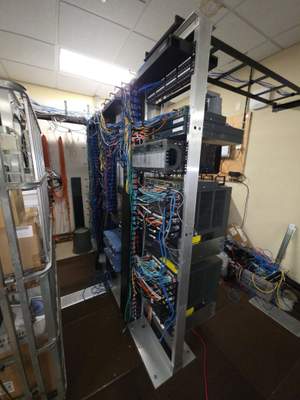 Structured cabling installation by CimaSolutions