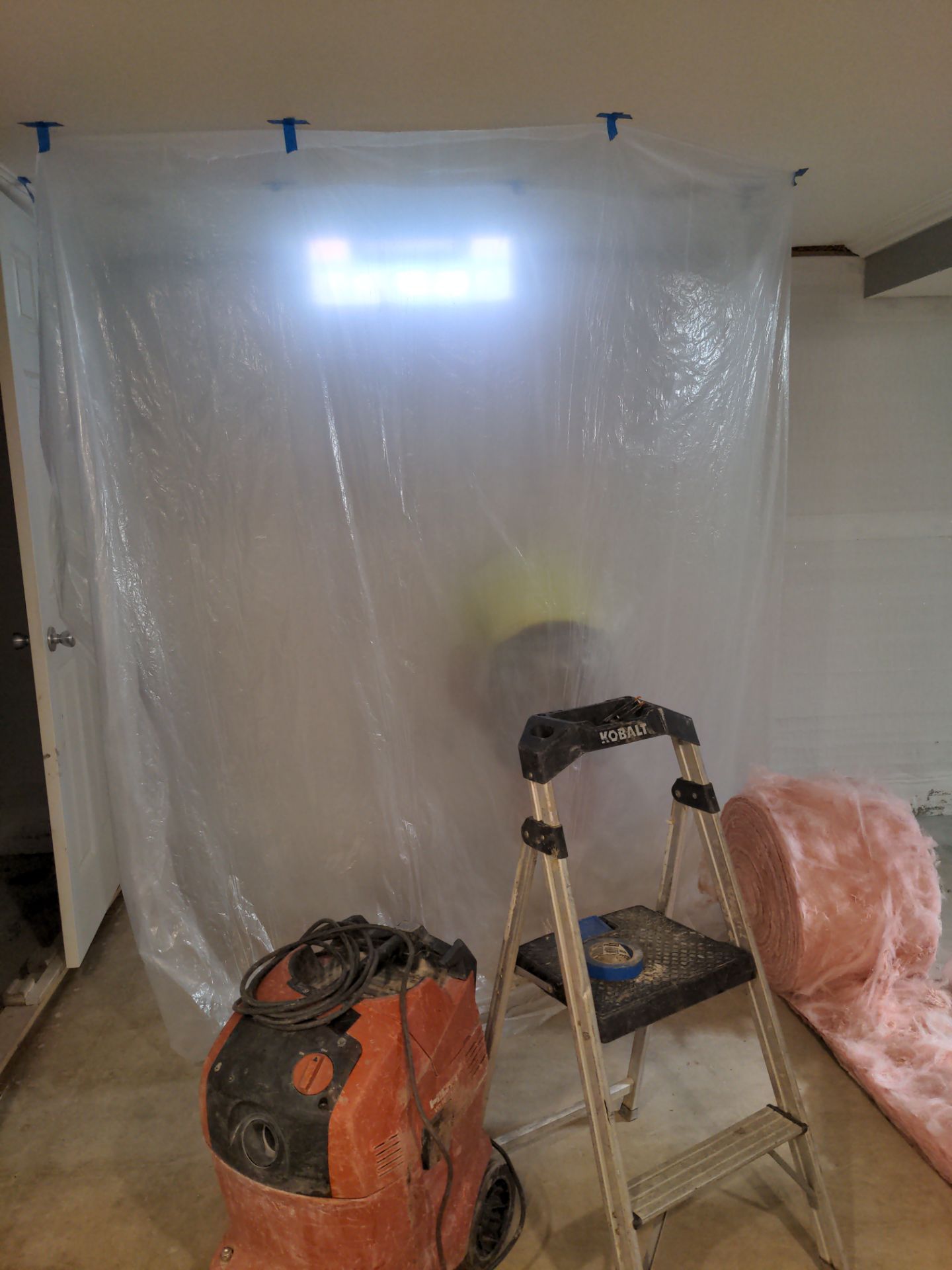 Interior Basement Waterproofing System and Egress Window Installation by Toledo Basement Repair 