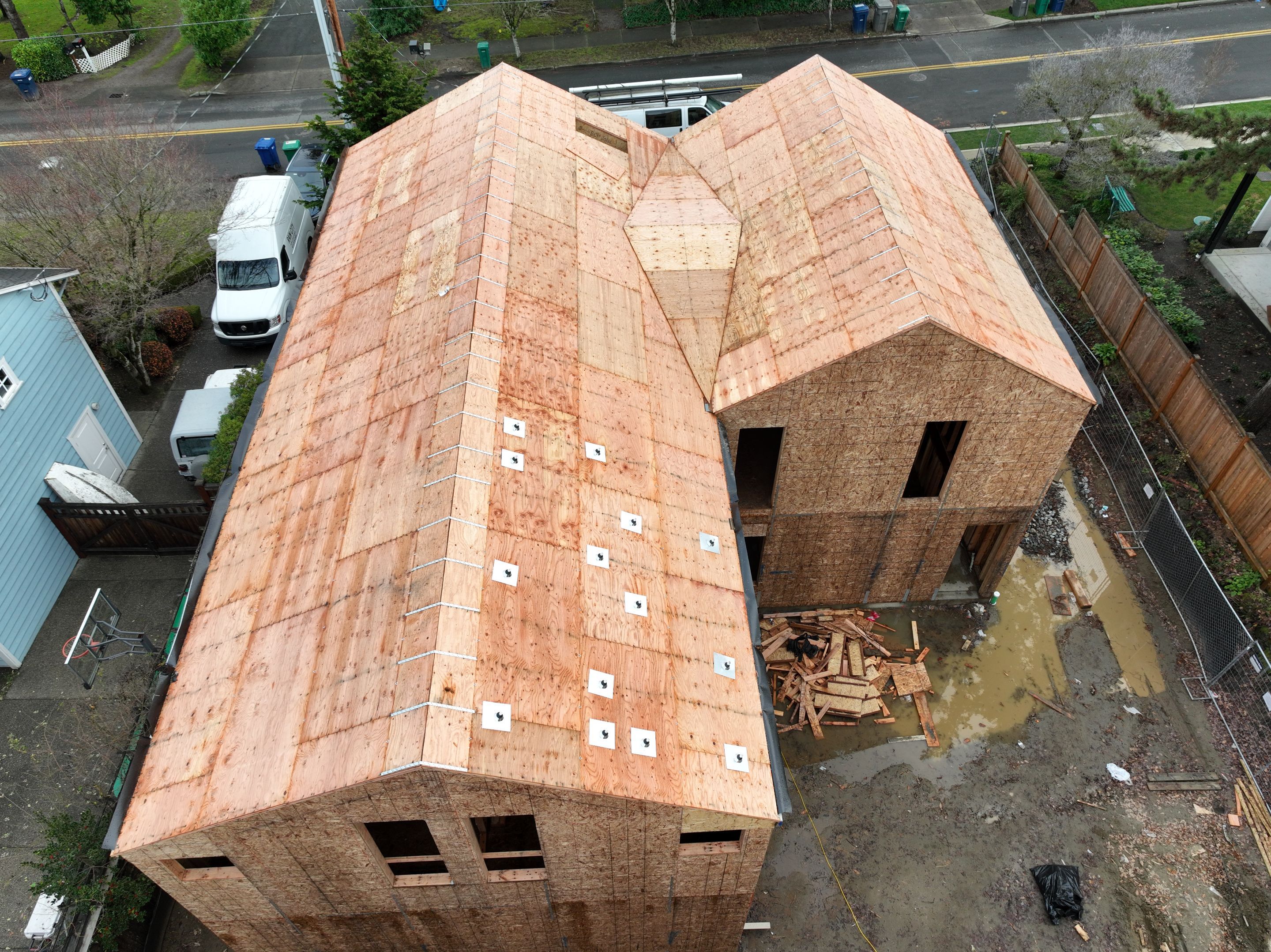 Scandinavian New Build by RoofWorks Northwest