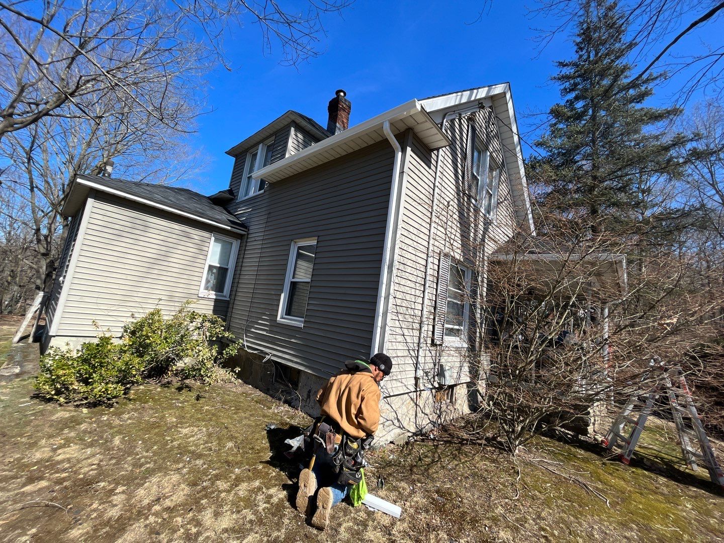 Residential Roofing Installation using Owens Corning TruDefinition Duration - Onyx Black by A Plus Exterior