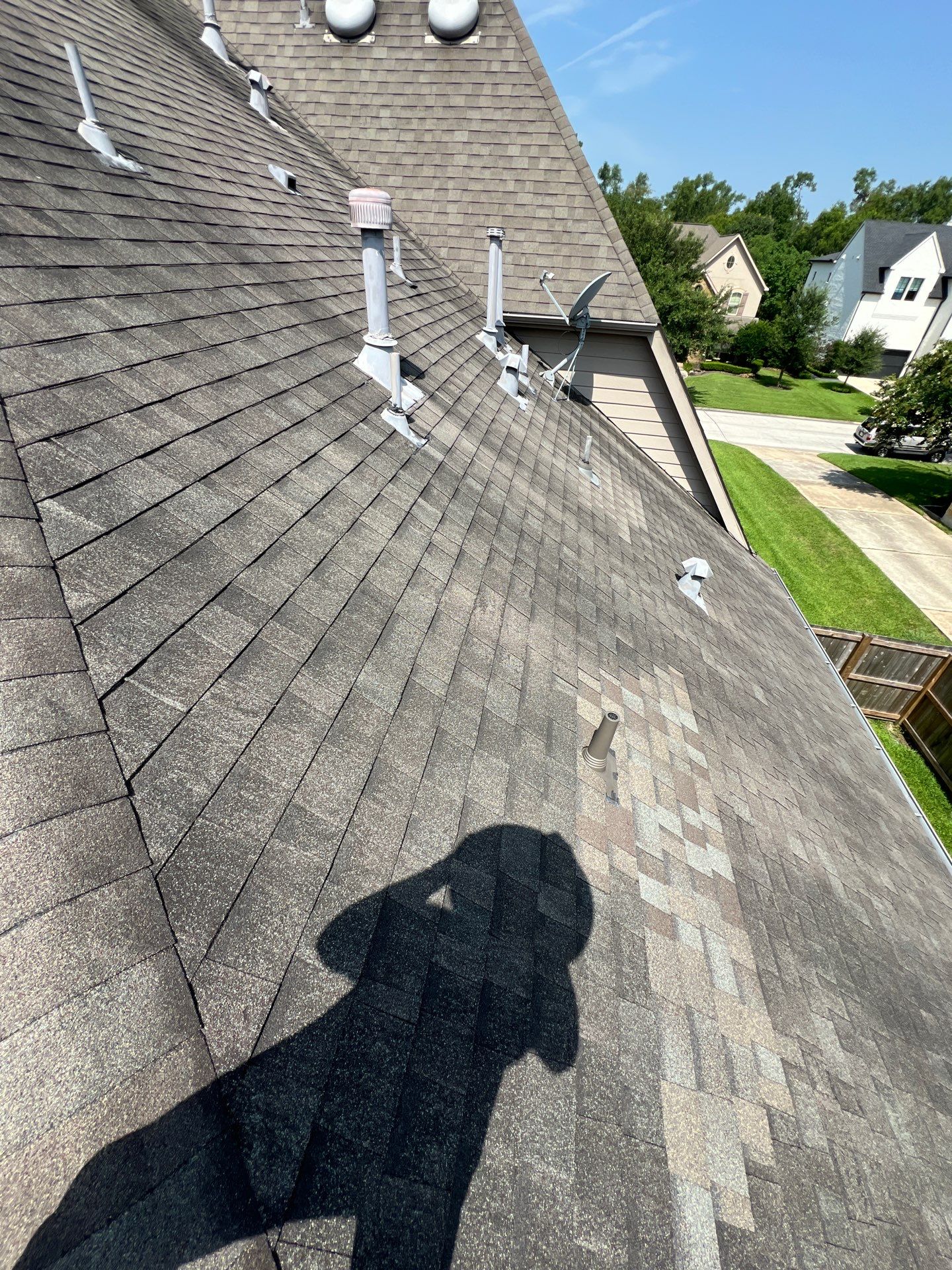 Hail Damage using Owen's Corning Duration (Lifetime) Shingles by Roof Repair Company