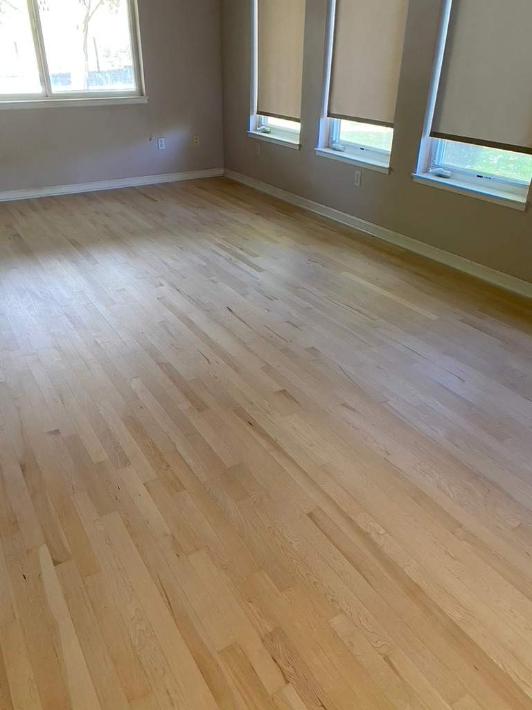 Former Gym Floors Refinished in Newcastle Residential Home by Footprints Floors South Sacramento