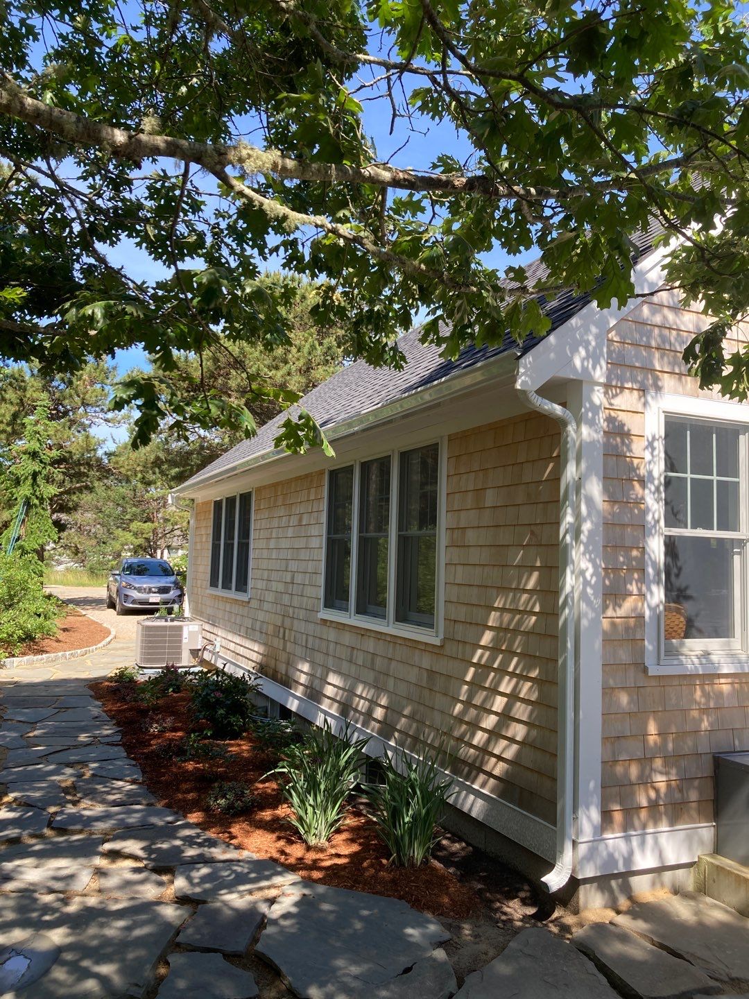 Eastham Installation of K-Style Aluminum Gutter by Gutter Pro Enterprises