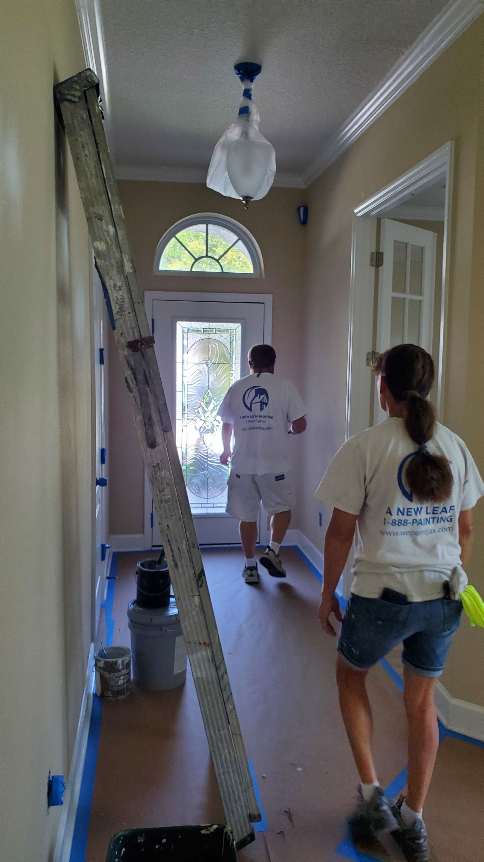 Ponte Vedra Beach and Nocatee, FL 32081 - Interior Painting and Garage Floor Coating Project by A New Leaf Painting, LLC