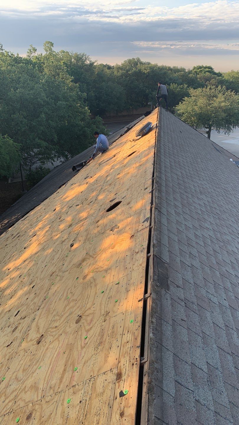 Commercial Roof Installation using GAF Shingles in Dallas Texas by Elite Roofing LLC