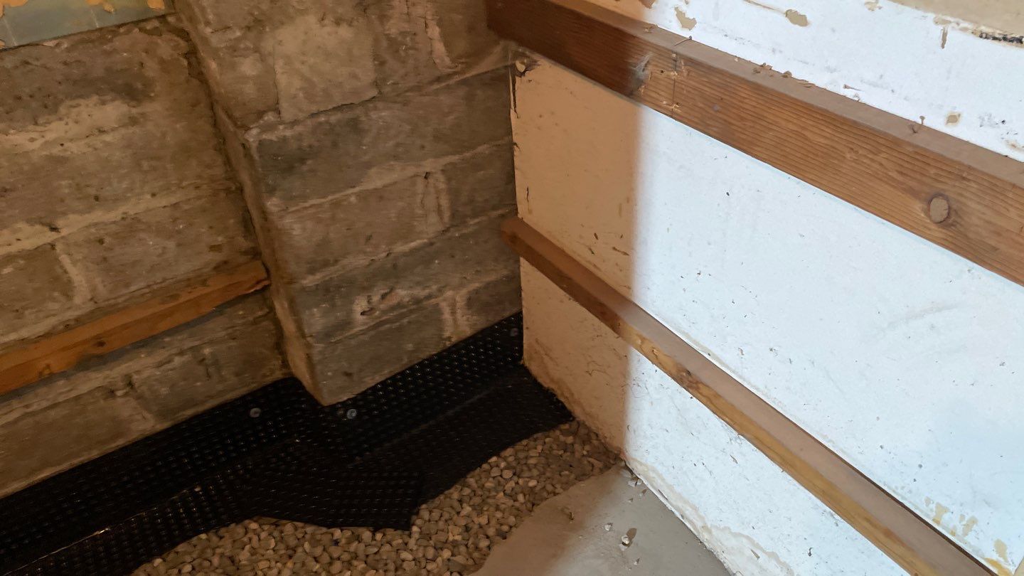 Interior Drain Tile for a South Minneapolis Basement by Waterproofing Northeast