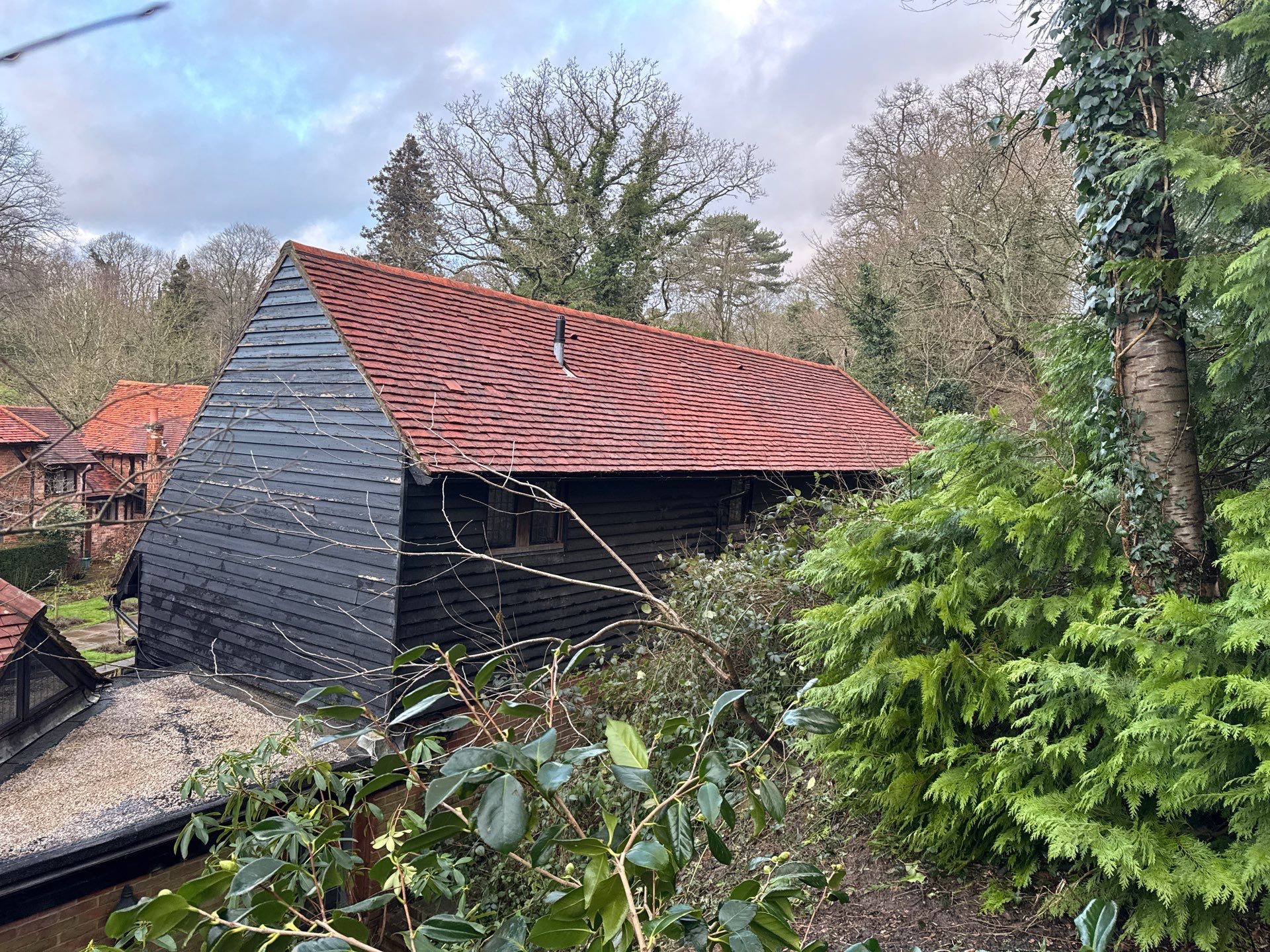 Roof Clean  - Moss Removal - Gutter Clean using Honda 15lpm Low Pressure Washing Machine by Ges Exterior Cleaning ltd