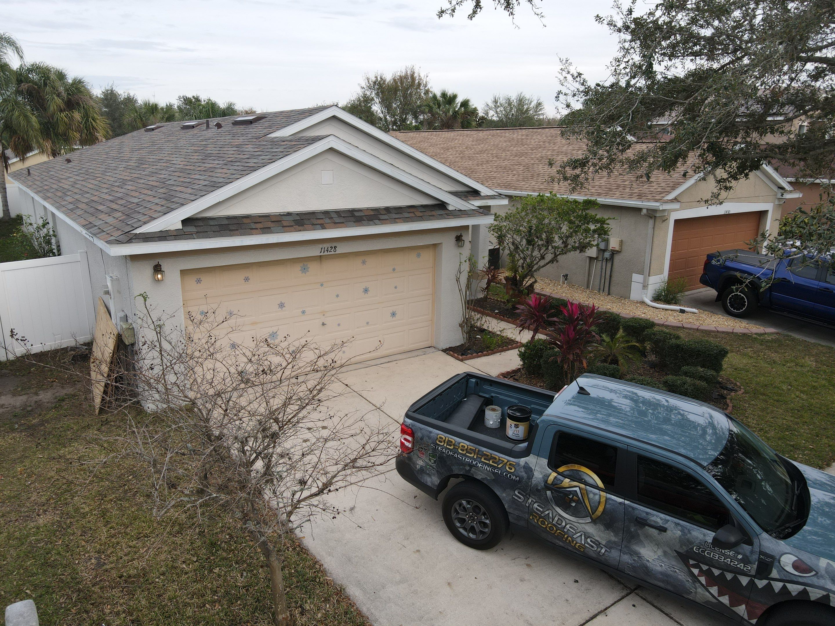Roof Replacement in Riverview, FL. by Steadfast Roofing
