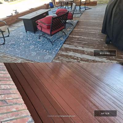 Exterior Painting & Deck Restoration in Chandler, TX
