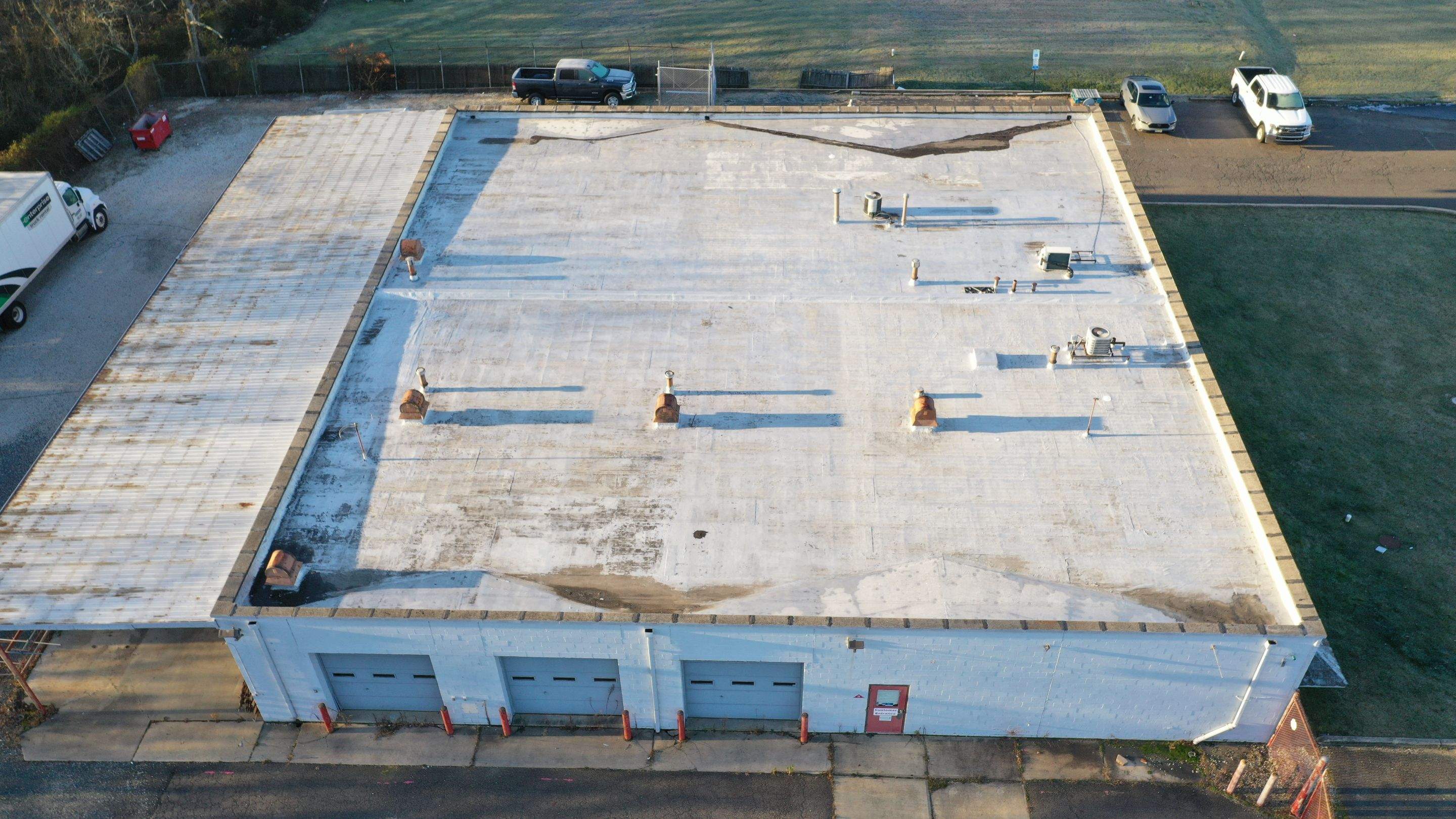 Commercial Roofing Installation using GAF TPO by All Site Roofing