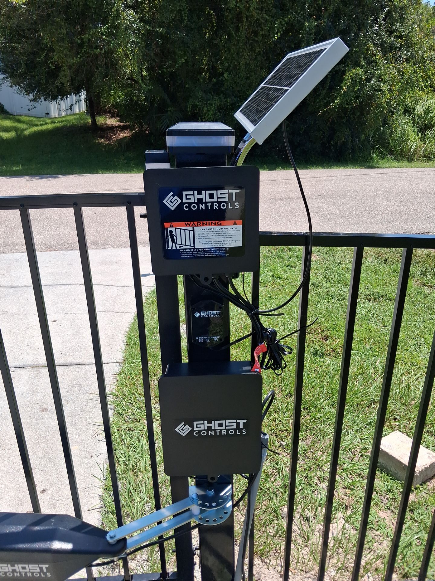 Automatic Dual Gate System in North Port by True Fence LLC