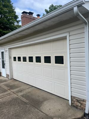 New Sectional Garage Door and Chamberlain Opener Installation in Canton