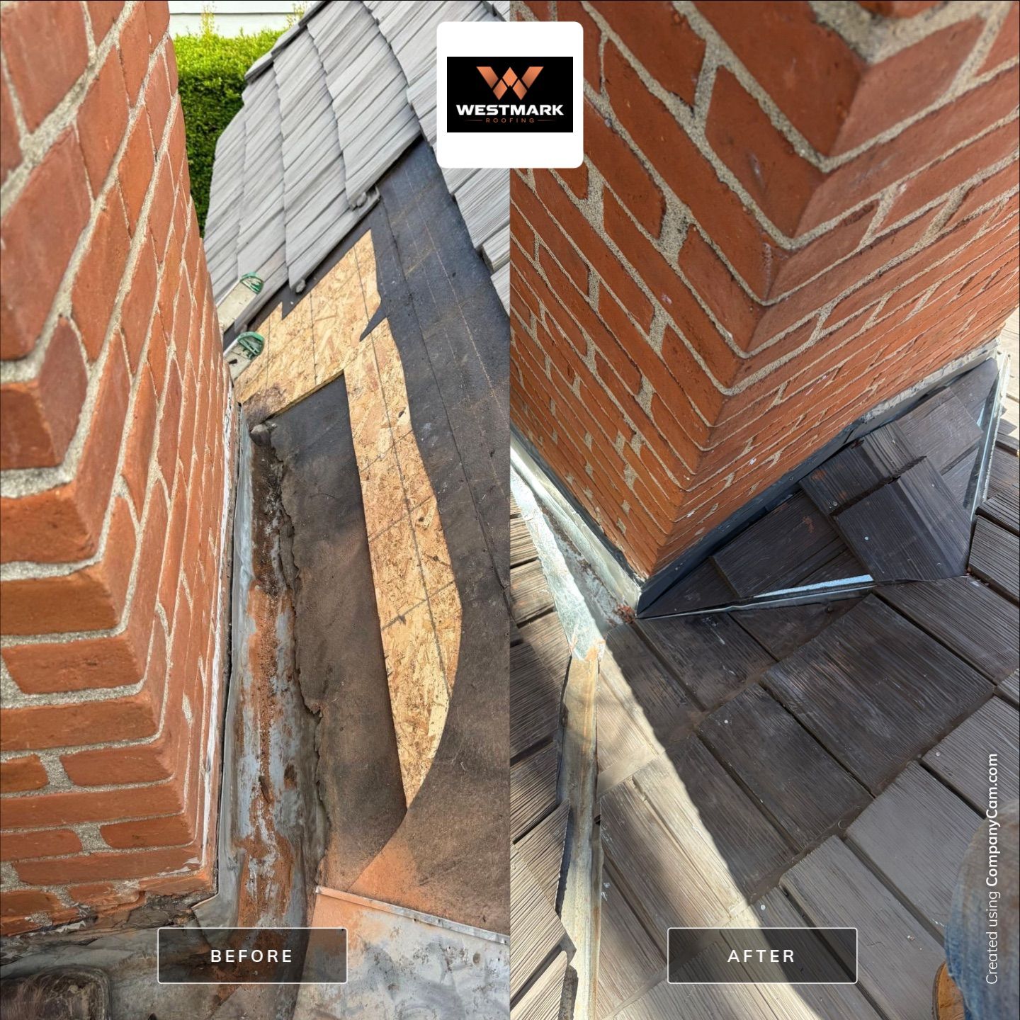 Composite Shake Roofing and Custom Chimney Cricket Installation in San Diego by Westmark Roofing