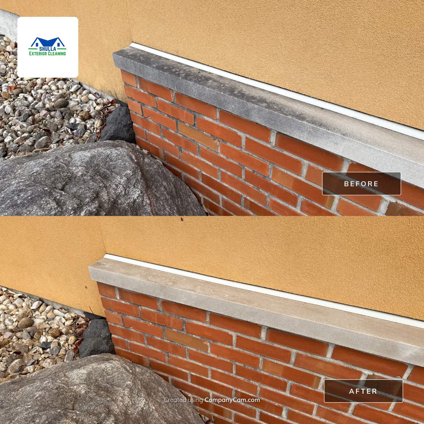 Concrete and Stucco Cleaning by Shulla Exterior Cleaning