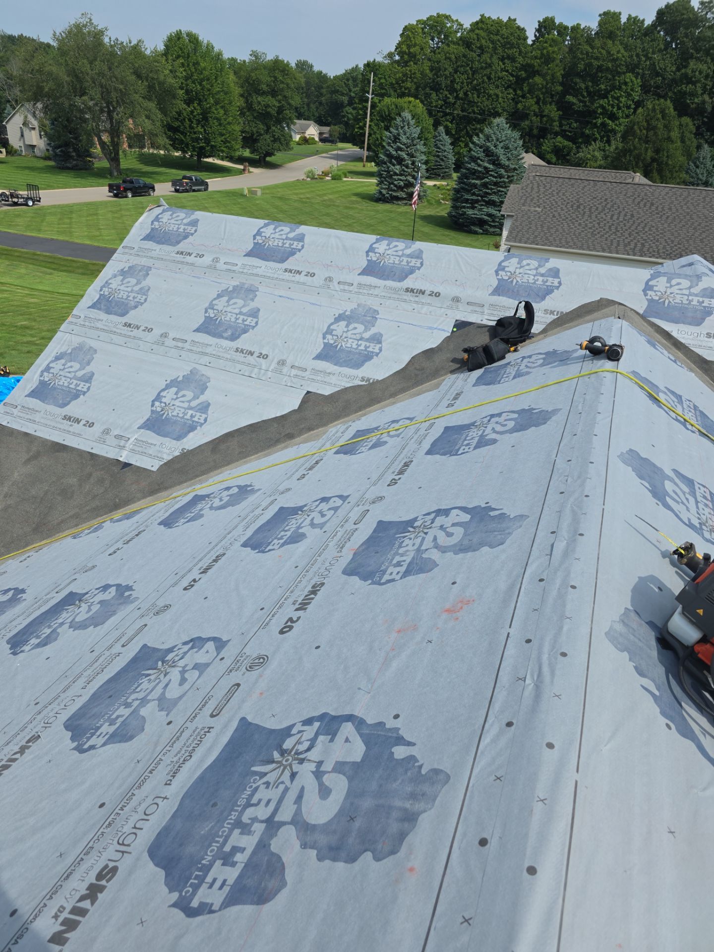 New Roof and Shutters Create a whole new look! by 42 North Construction, LLC.