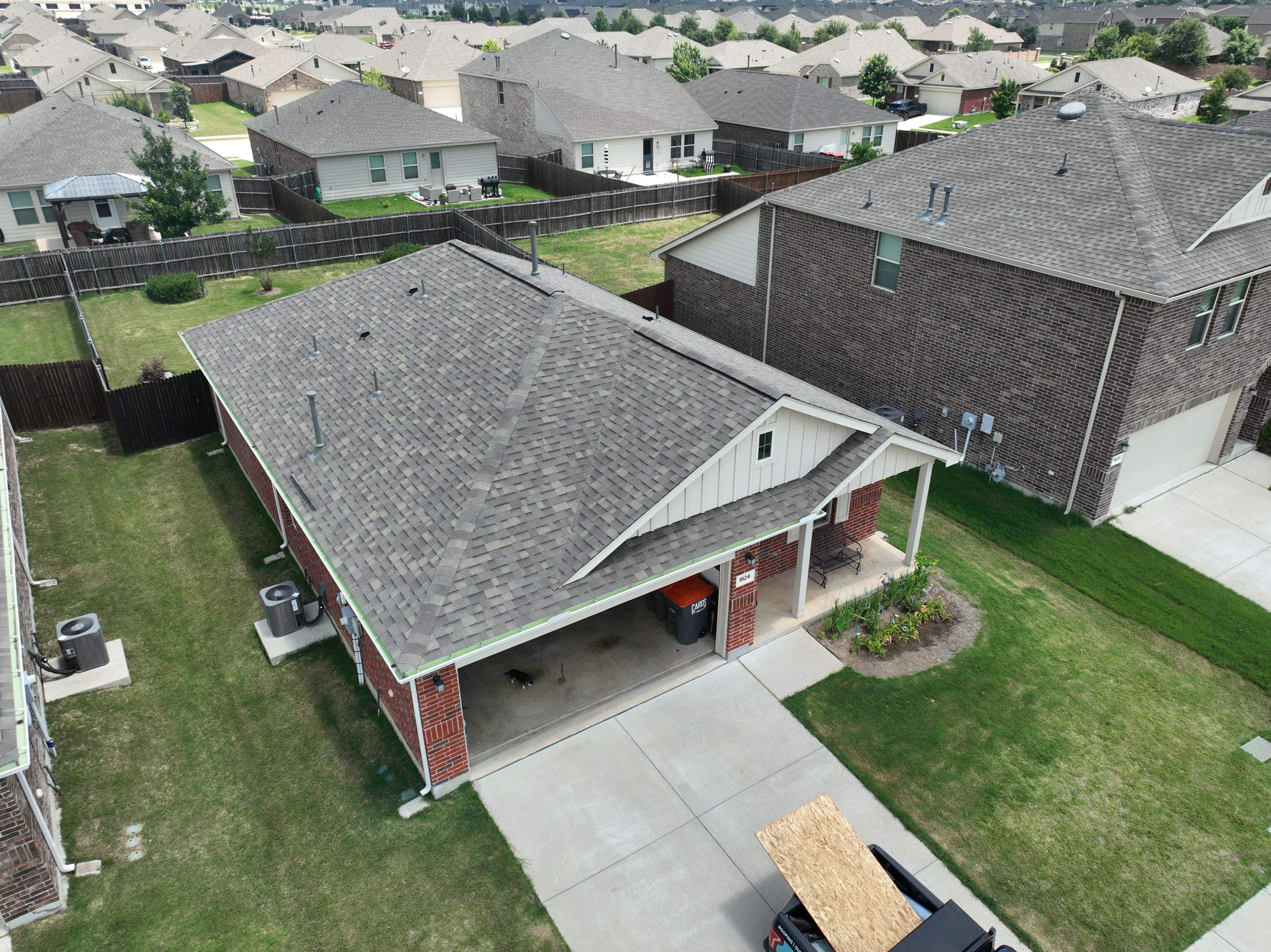 Residential Roofing Installation using Malarkey Vista Weathered Wood Plus by OneSource Roofing and Restoration