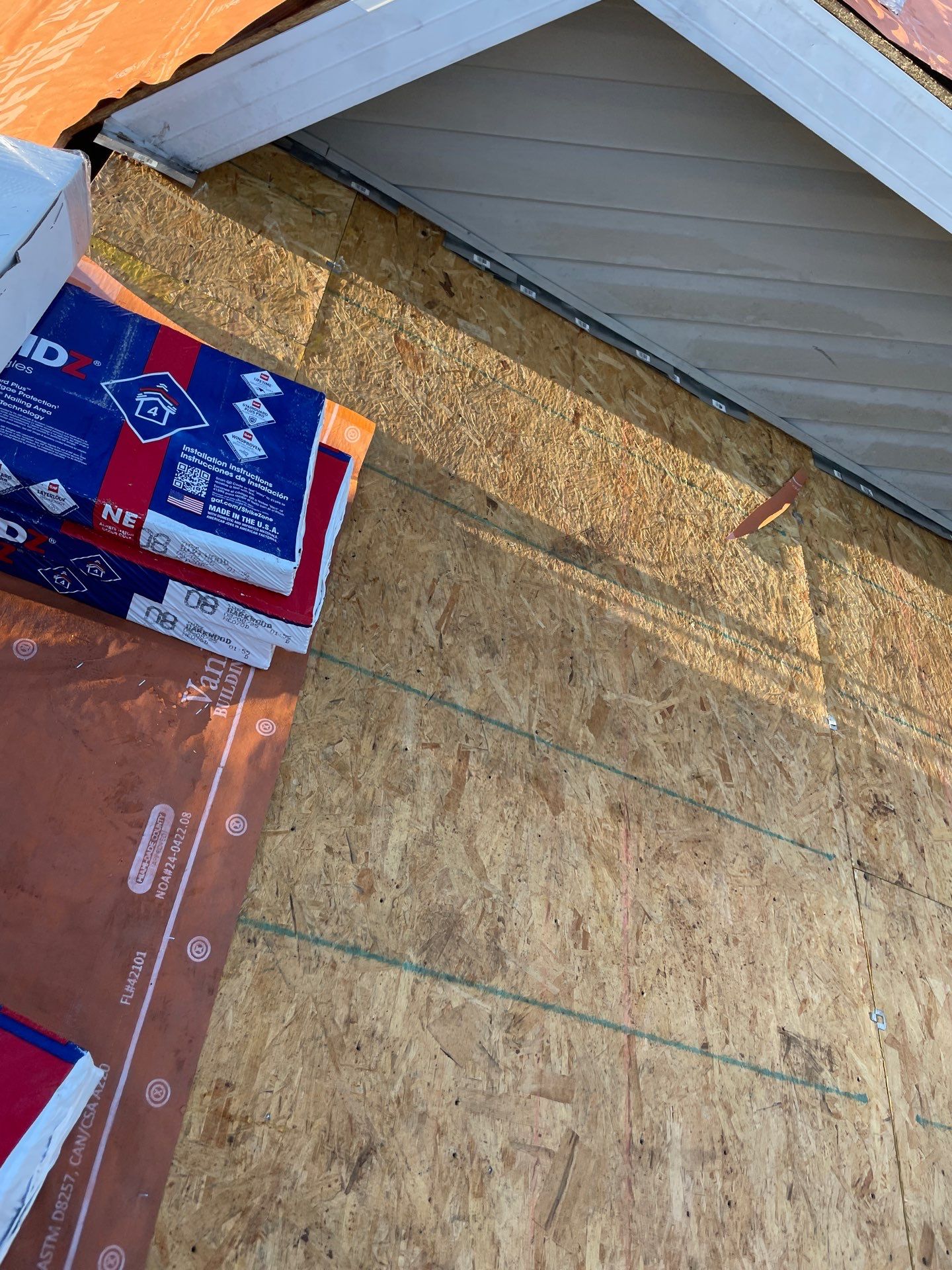 Residential Roofing Installation using GAF Timberline HDZ Barkwood by Rainstoppers Roofing