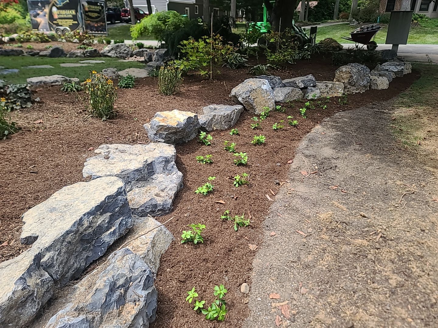 Penn National Project by Potted Luck Landscape