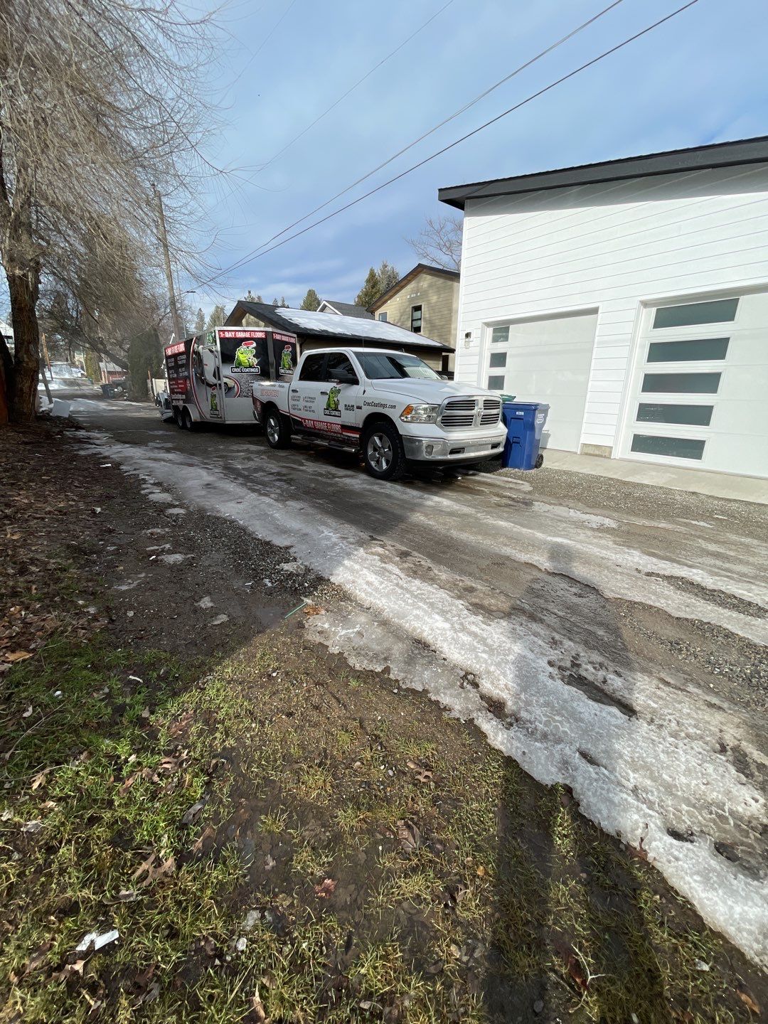 Garage Transformation using Silver Creek by Croc Coatings, LLC