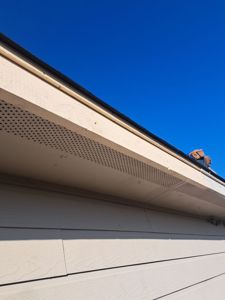 Reroof w/ window repairs by Heaven Sent Roofing, LLC 