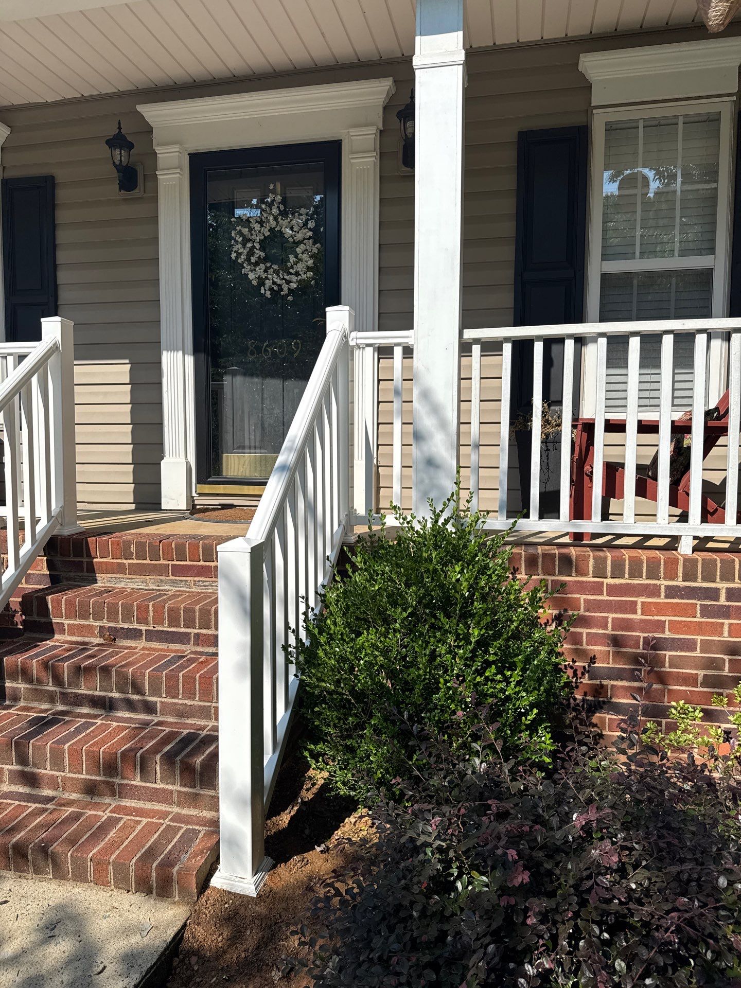 Vinyl Railing Install by A Step Above Handy LLC