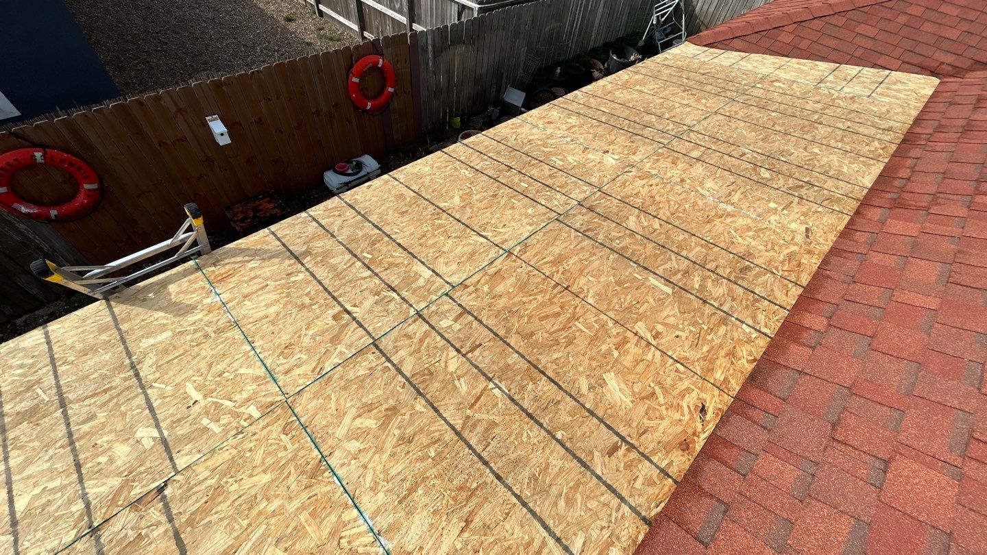 Residential Roofing Installation using Flat Roof System by Lighthouse Roofing