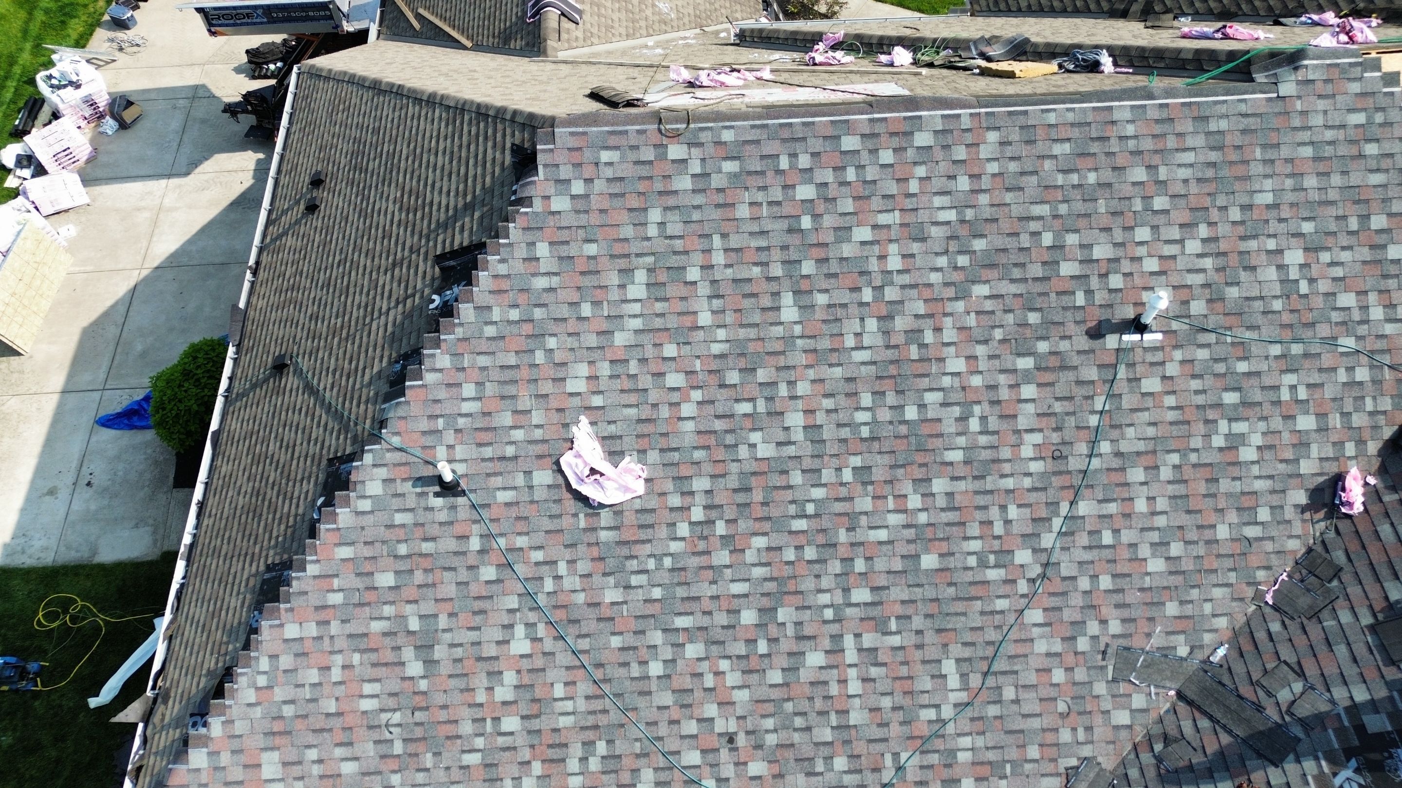 Residential Roofing Installation using Duration Series Shingles - Colonial Slate by RoofX 
