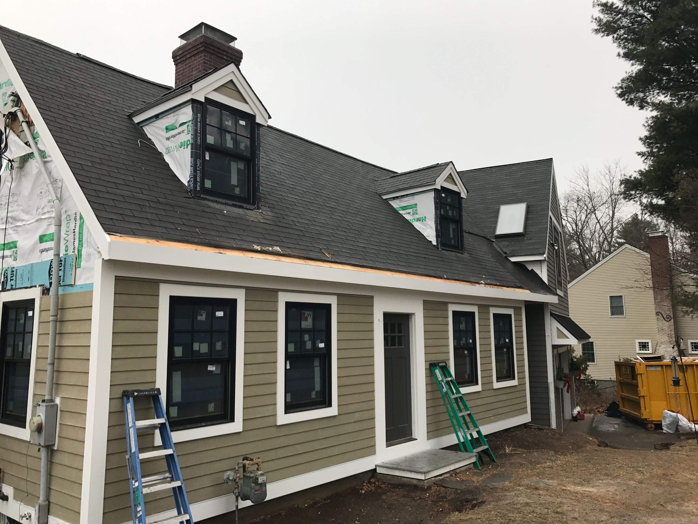 Siding Installation using James Hardie by UBrothers Construction