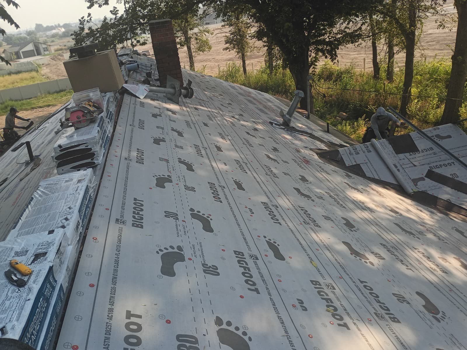 Full Residential Roof Replacement with New OSB Sheathing in Nampa by Olive Roofing
